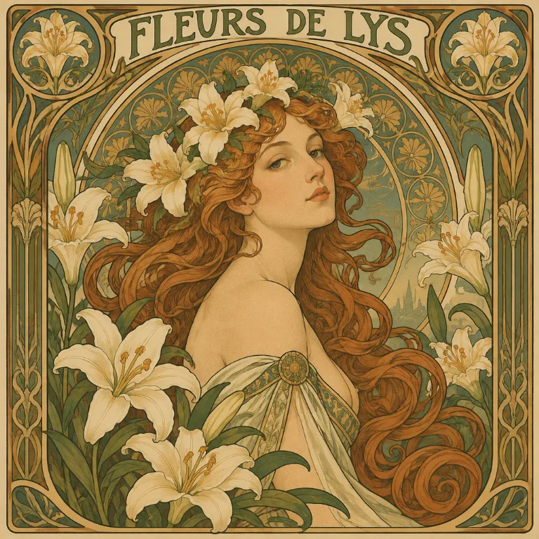 Mit KI erstelltes Bild im Stil Art Nouveau