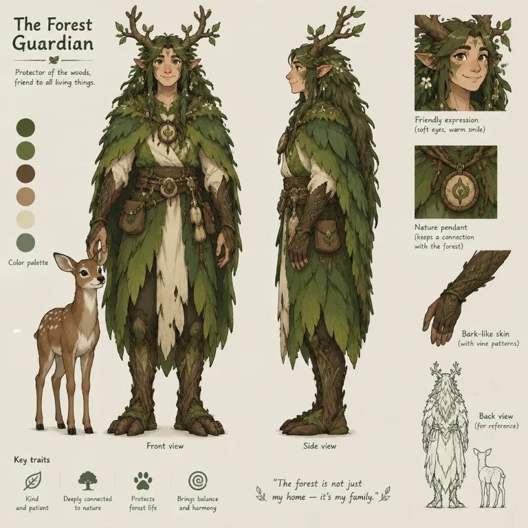 Mit KI erstelltes Bild im Stil Character Design