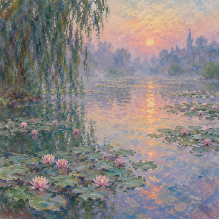 Mit KI erstelltes Bild im Stil Claude Monet