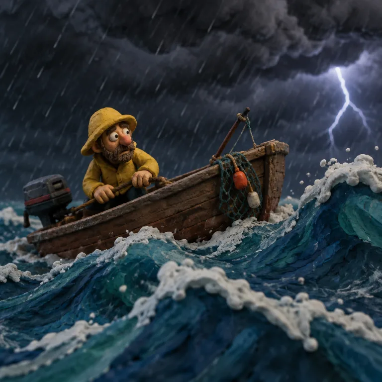 Mit KI erstelltes Bild im Stil Claymation