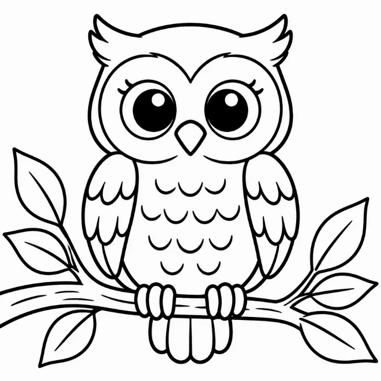 Mit KI erstelltes Bild im Stil Coloring Page
