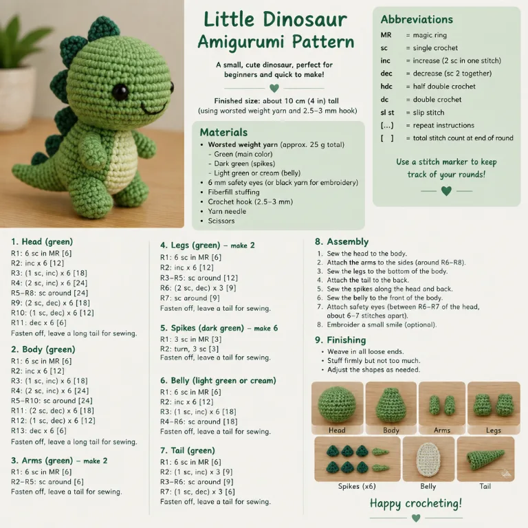 Mit KI erstelltes Bild im Stil Crochet Pattern