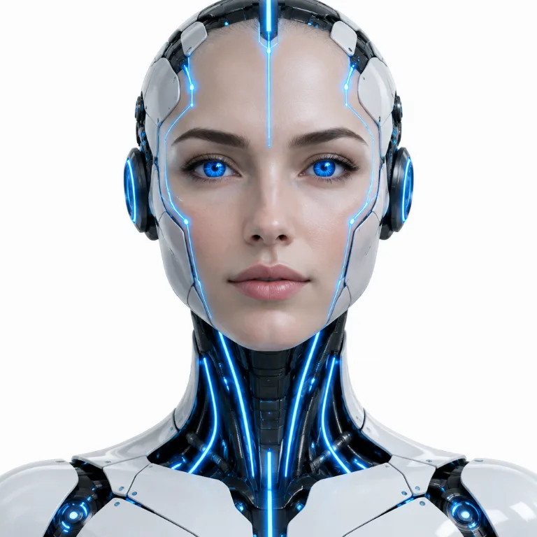 Mit KI erstelltes Bild im Stil Cyborg