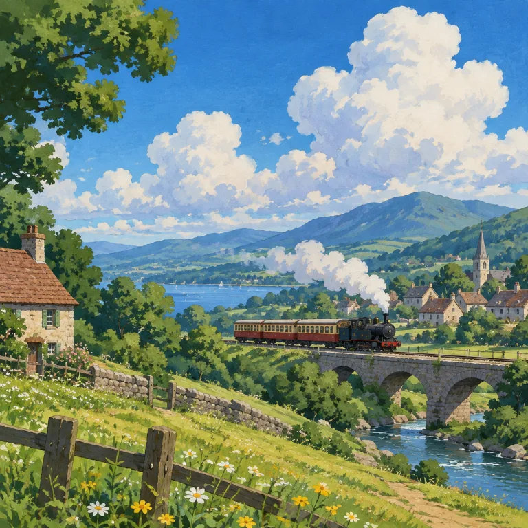 Mit KI erstelltes Bild im Stil Ghibli