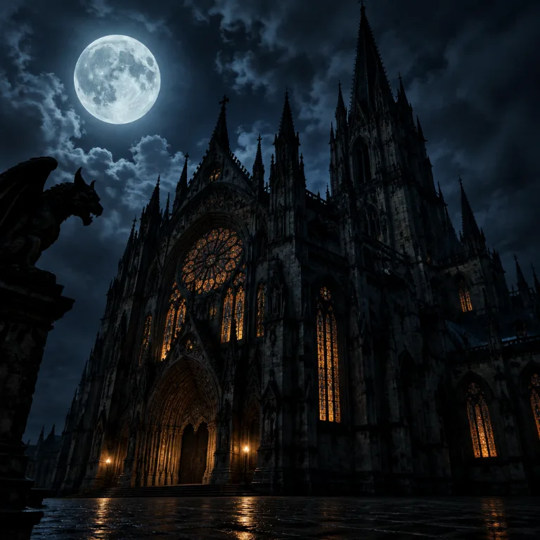 Mit KI erstelltes Bild im Stil Gothic