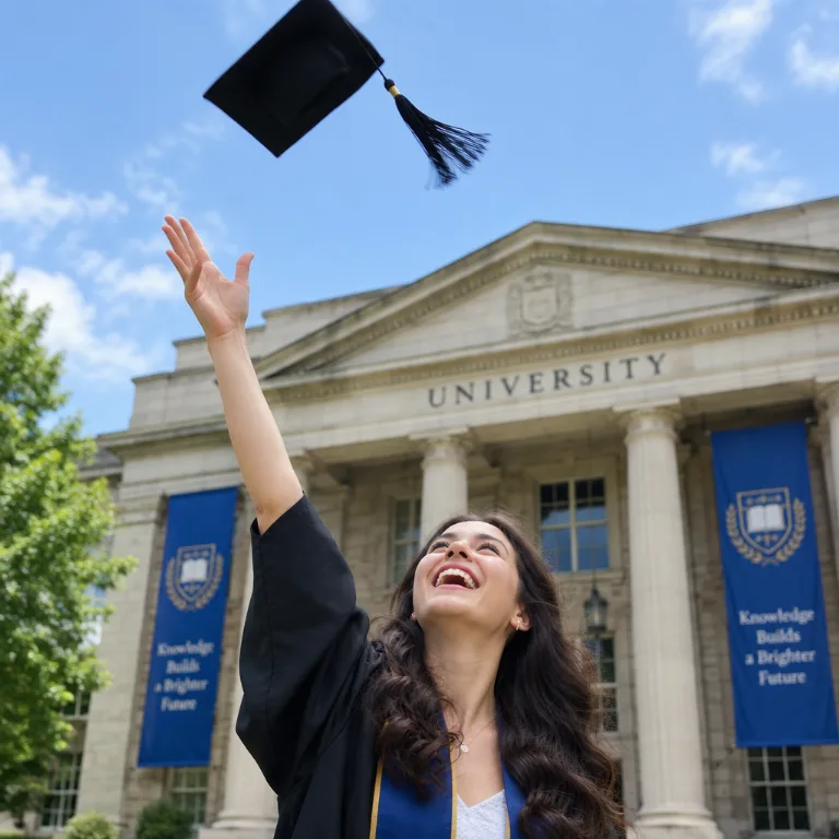 Mit KI erstelltes Bild im Stil Graduation Photo