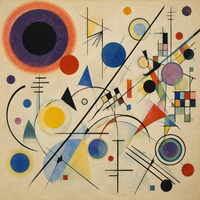 Mit KI erstelltes Bild im Stil Kandinsky