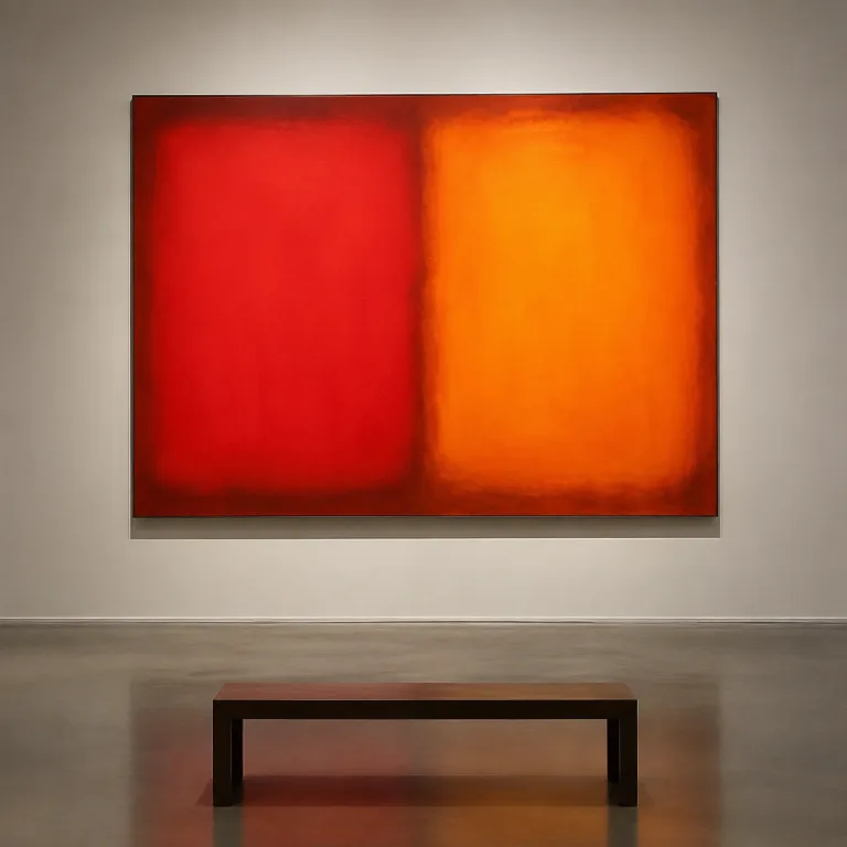 Mit KI erstelltes Bild im Stil Mark Rothko