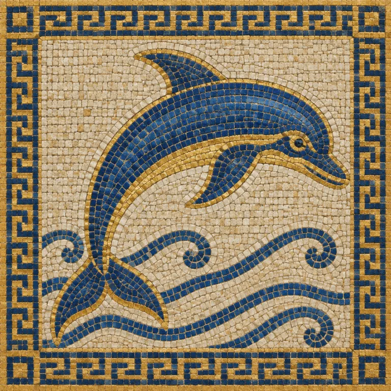 Mit KI erstelltes Bild im Stil Mosaic