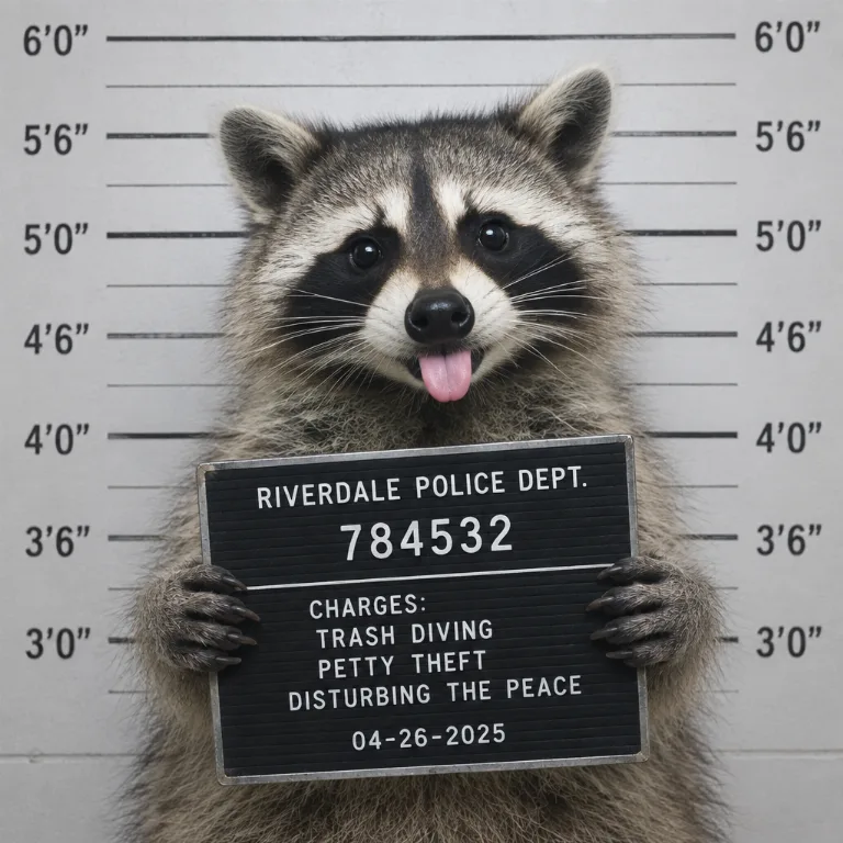 Mit KI erstelltes Bild im Stil Mugshot