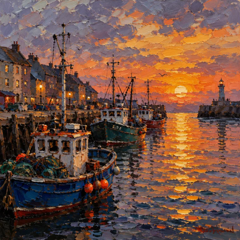 Mit KI erstelltes Bild im Stil Oil Painting
