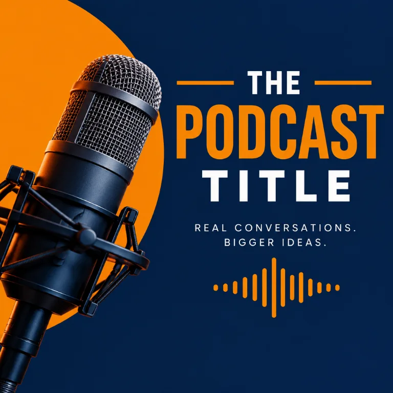 Mit KI erstelltes Bild im Stil Podcast Cover
