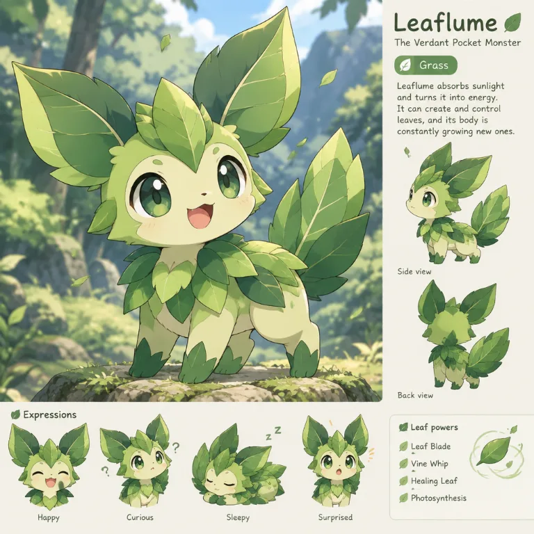Mit KI erstelltes Bild im Stil Pokemon
