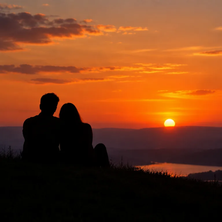 Mit KI erstelltes Bild im Stil Silhouette