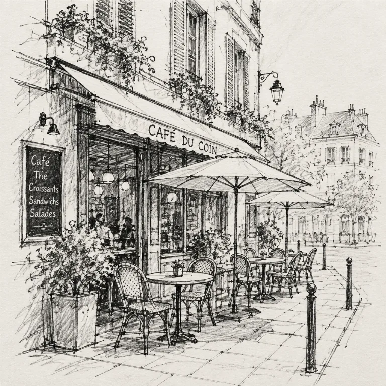 Mit KI erstelltes Bild im Stil Sketch