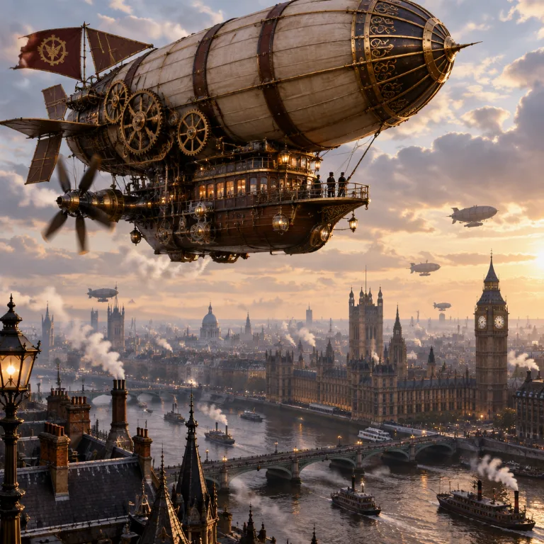 Mit KI erstelltes Bild im Stil Steampunk